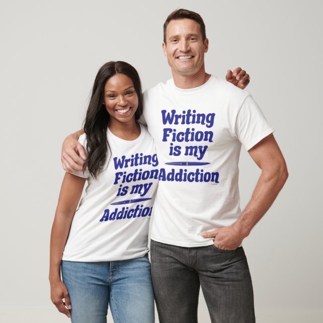 T-shirt Écrire De La Fiction Est Ma Citation Amusante De L (Unisexe)