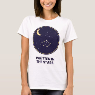 T-shirt Écrit dans les Étoiles Célestes