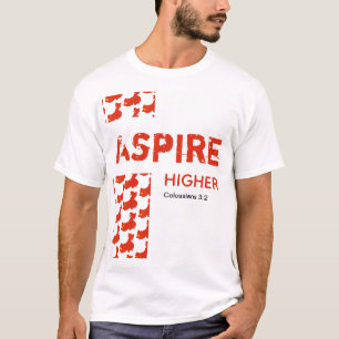 T-shirt Écriture chrétienne ASPIRE PLUS CHINE