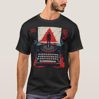 T-shirt Écriture de caractères