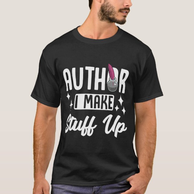 T-shirt Écriture Publié Auteur Livre Auteur Les auteurs fo (Devant)