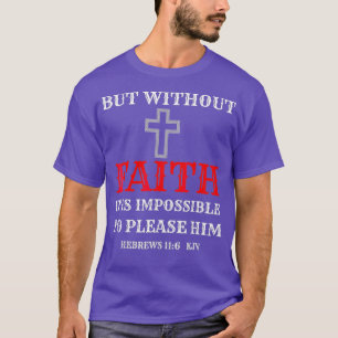 T-shirt Écritures bibliques de Christian Verse Hébreux 116