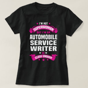 T-shirt Écrivain de service automobile