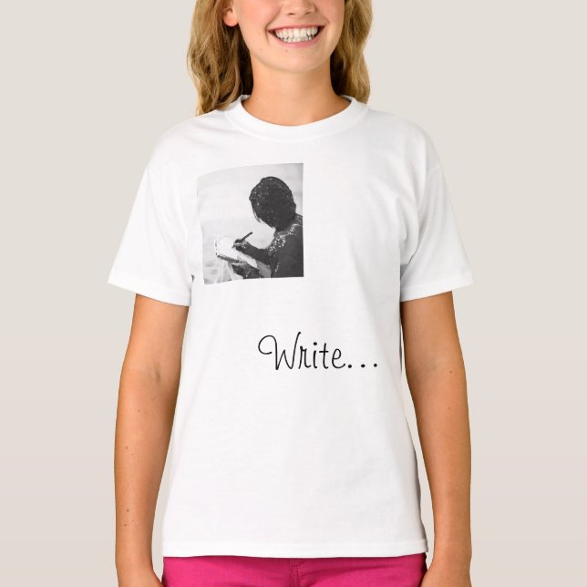 T-shirt Écrivez… (Devant)