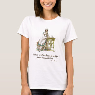 T-shirt Écrivez dit dessus Jane Austen