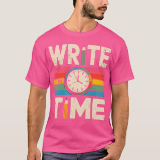 T-shirt Écrivez Onime écrivain drôle Au Pun Design fille d