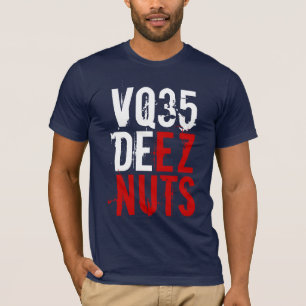 T-shirt ÉCROUS de VQ35 DEEZ (rouges/blanc)