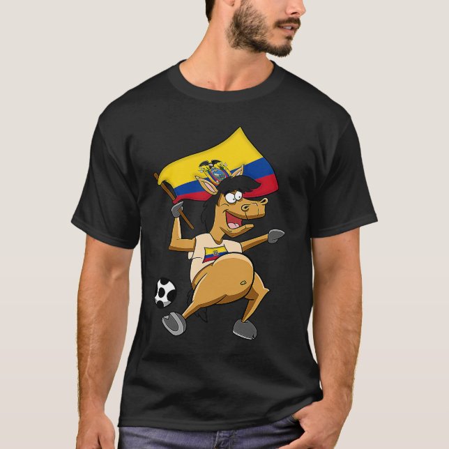 T-shirt Ecuador Horse Fan (Devant)