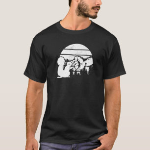 T-shirt Écureuil à poings croisés