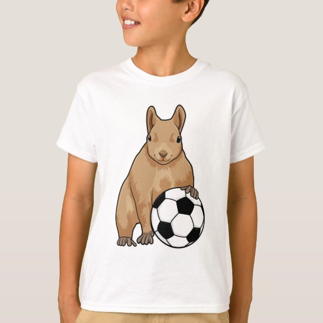 T-shirt Écureuil à Soccer Sports (Devant)