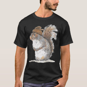 T-shirt Écureuil Avec Un Casquette Acorn