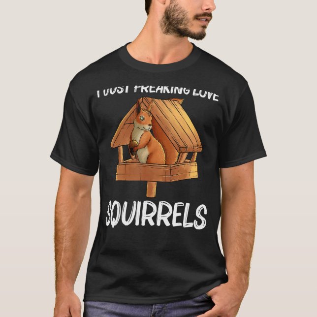 T-shirt Écureuil cool Pour Hommes Femmes Chipmunk Zookeepe (Devant)