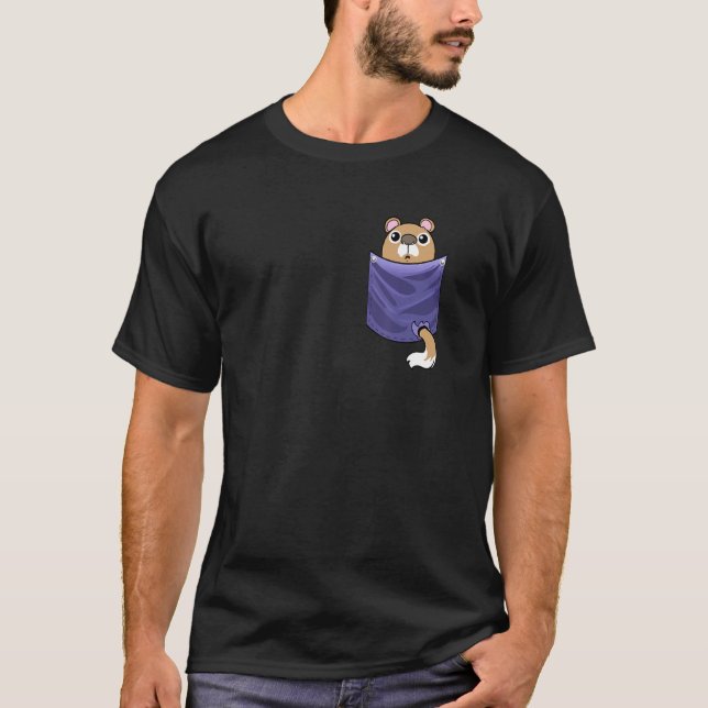 T-shirt Écureuil dans la poitrine Chipmunk (Devant)