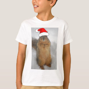 T-shirt Écureuil de Noël