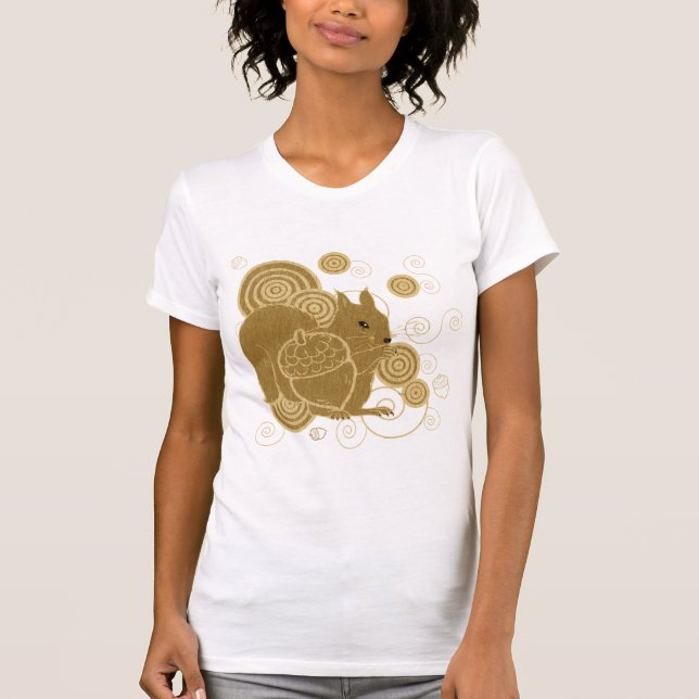 T-shirt Écureuil de Squirelly (Devant)