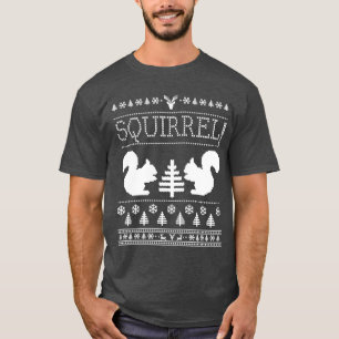 T-shirt Écureuil de vacances de Noël