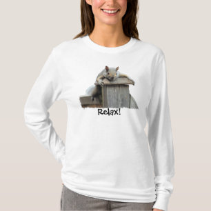 T-shirt Écureuil gris de l'Est RELAX! Chemise animalière a
