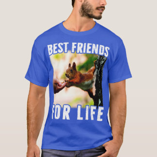 T-shirt Écureuil Meilleur Ami Pour La Vie