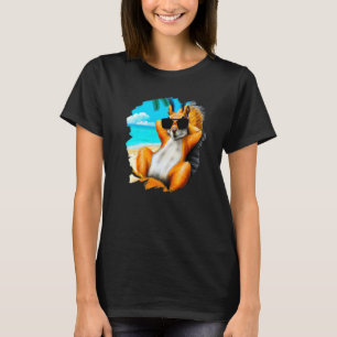 T-shirt Écureuil portant des lunettes de soleil Chilling B