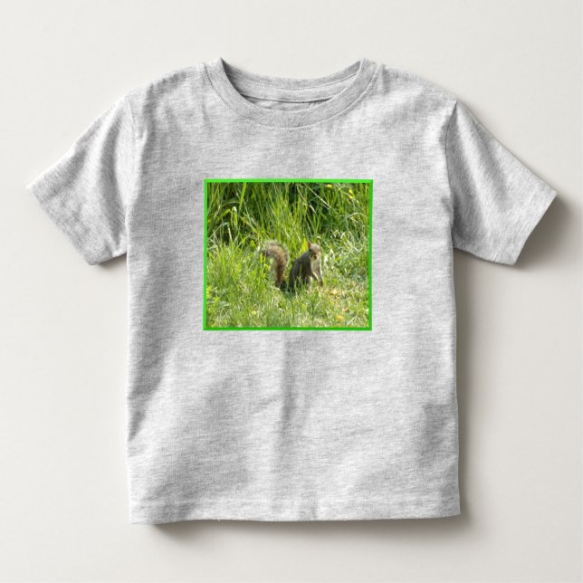 T-shirt écureuil pour bébé (Devant)