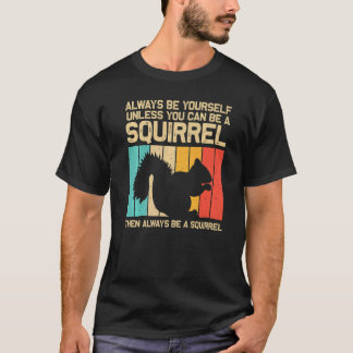 T-shirt Écureuil Pour Hommes Femmes Écureuil Chipmunk 80s 