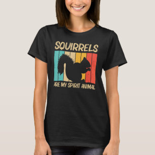 T-shirt Écureuil pour hommes femmes Écureuil Tamia 80s