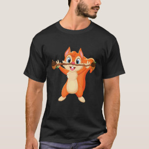 T-shirt Écureuil Puissance Amour Animal de Forêt Meilleur