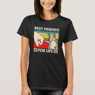 T-shirt Écureuil Vintage Rétro Meilleur Ami Pour La Vie Pr