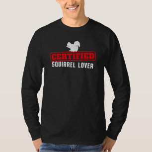 T-shirt Écureuil volant certifié Écureuil féminin mign