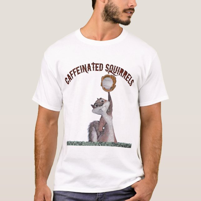 T-shirt Écureuils caféinés (Devant)