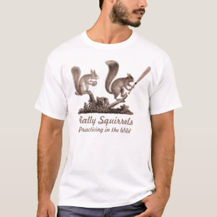 T-shirt Écureuils de rassemblement pratiquant dans le