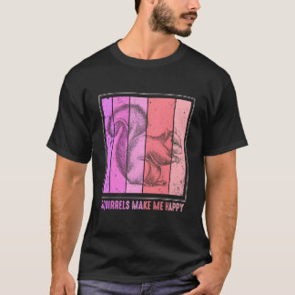 T-shirt Écureuils Me Rendent Heureux Écureuil
