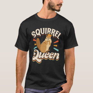 T-shirt Écureuils mignons Rodent Écureuil Reine