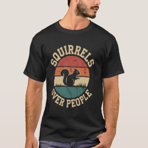 T-shirt Écureuils sur les gens Écureuil drôle animal