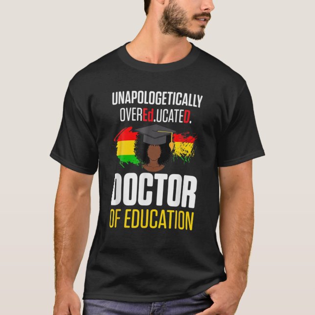 T-shirt Ed.D. Doctor Of Education Dissertation Graduation (Devant)