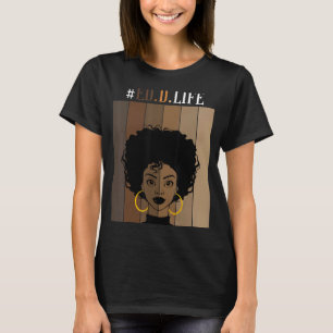 T-shirt Ed D Life Edd Doctorat Diplôme D'Études Noir A