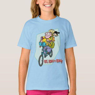 T-shirt Ed, Edd, n Eddy sur un vélo