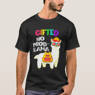 T-shirt éd No Prob Llama Premier Jour D'école