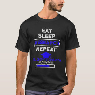 T-shirt Edd Docteur En Recherche En Éducation Doctorat Doc