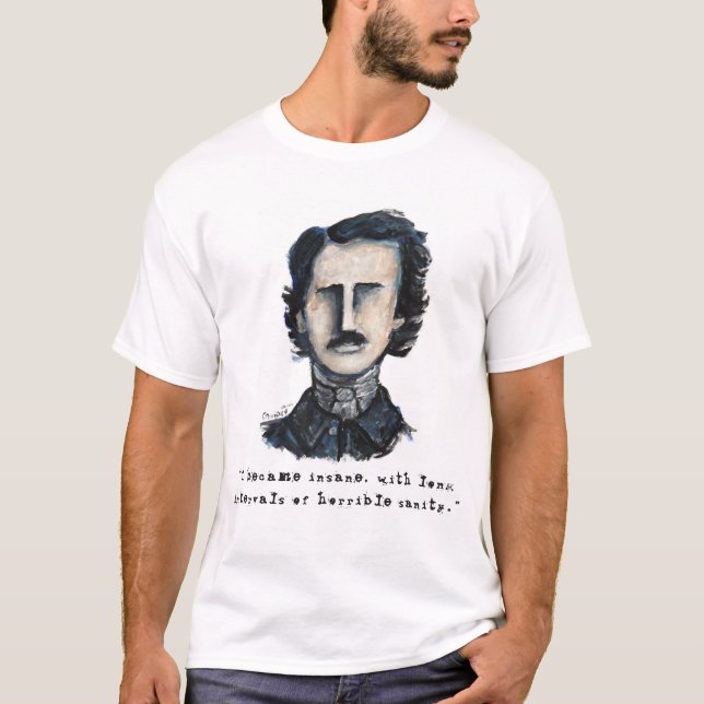T-shirt Edgar Allan Poe (Devant)