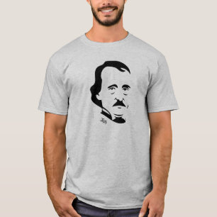 T - Shirt Edgar Allan Poe   (hellgrau)