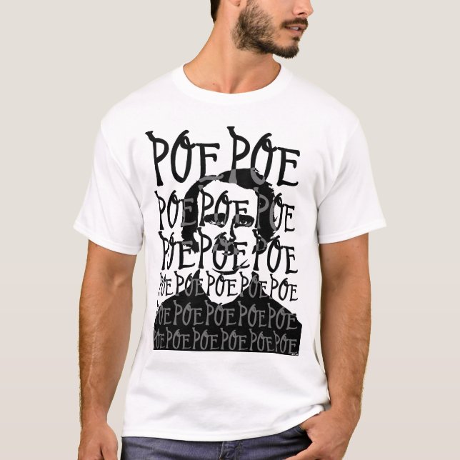 T-shirt Edgar Allan Poe Poe Poe Poe (Devant)
