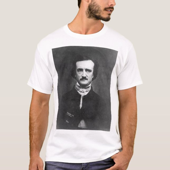T-shirt Edgar Allan Poe Portrait (Devant)