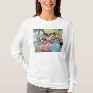 T-shirt Edgar Degas   quatre ballerines sur l'étape