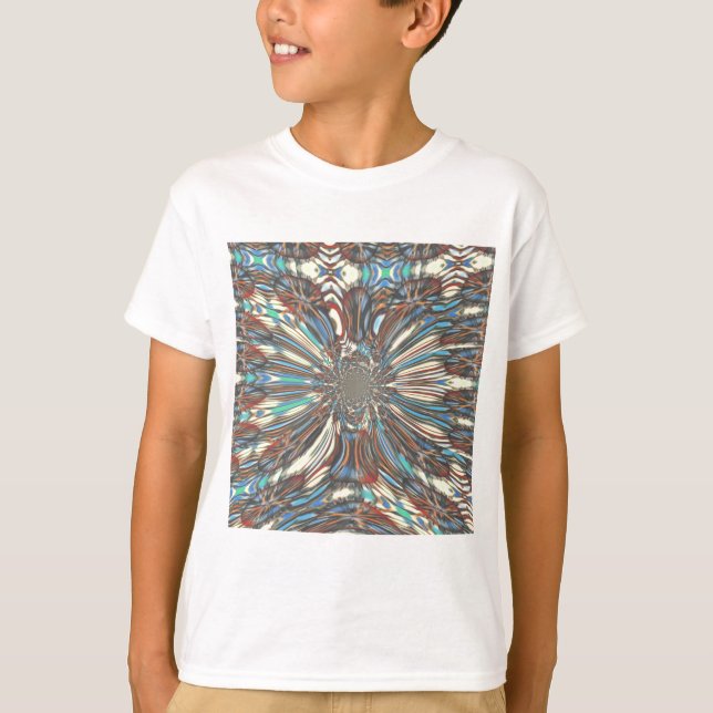 T-shirt Edgy African Urban Pop Art Conception optique Abst (Devant)