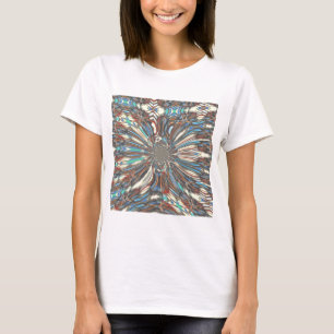 T-shirt Edgy African Urban Pop Art Conception optique Abst