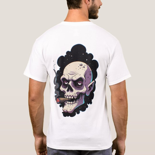 T-shirt Edgy Vampire Skull (Dos)