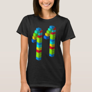 T-shirt Édifice mignon 11e anniversaire Cadeau 11 ans Ol