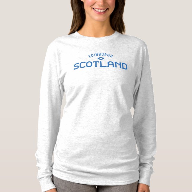 T-shirt Edimbourg Écosse en état de détresse (Devant)