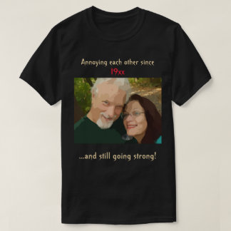 T-shirt Editable Anniversaire De L'Autre Photo